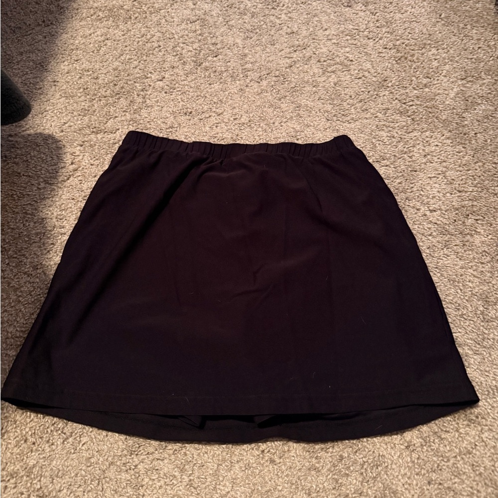 Black Nike tennis skirt